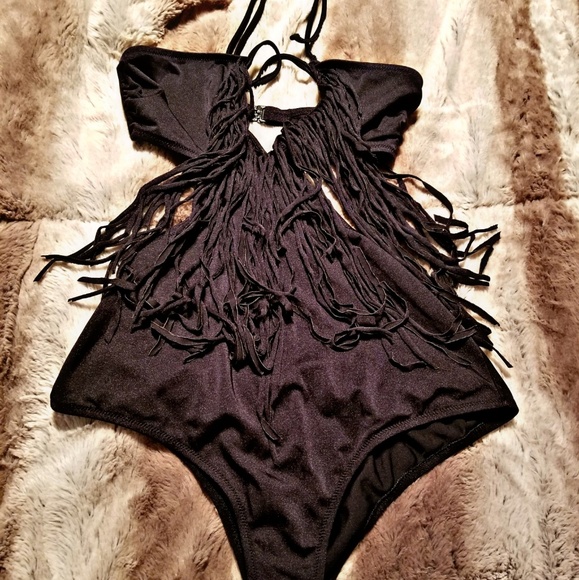 Guess Fringe monokini swimsuit - Picture 1 of 4